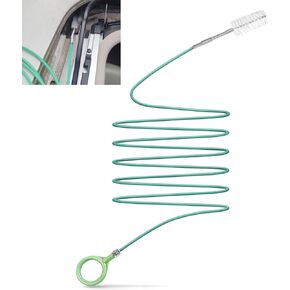 Pack-1 Car Sunroof Drain Cleaning Tool, 118 Inch Car Drain Brush Long Pipe Cleaners, Tube Cleaning Brush Slim Drain Dredging Tool, for Car Sunroof, Windshield Wiper Drain Hole (Green)