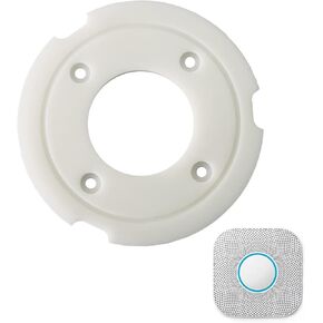 Mounting Plate for Google Nest Protect Gen2 Replacement Part for Google Nest Protect Gen2 Accessories for 2nd gen Nest Protect,White,Not Included:Nest Protect and Screws