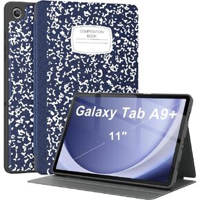 Supveco Case for Samsung Galaxy Tab A9+ 11 inch 2023,[Multi Viewing Angles+Auto Wake/Sleep], Premium Folio Stand Case with Soft TPU Back Cover for Galaxy Tab A9 Plus(SM-X210/X216/X218)-Book
