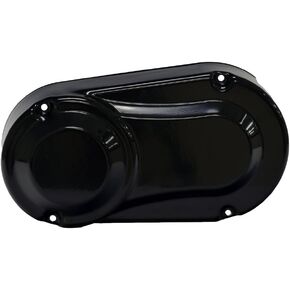AlveyTech Black Steel Clutch Cover - For the Coleman, Massimo, Falcon, Tomberlin Firehawk, TrailMaster, Hensim, Baja Motorsports MB165, MB200, 196cc 6.5 Hp Mini Bike, Go-Kart, ATV, Dirt Pit Bikes