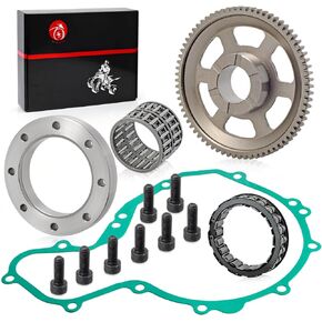 Starter Clutch kit Idler Gear 72T One Way Bearing W/Gasket For Polaris Predator 500 Outlaw 500 2003-2007 3088048 3088049 3089451