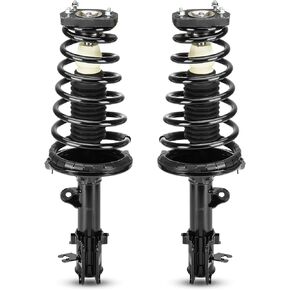 Rear Pair Complete Struts Coil Spring Assembly Shock Absorbers 172221 172222 Fit for 2005-2009 Hyundai Tucson, 2005-2010 Kia Sportage