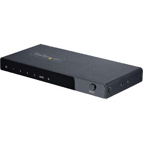 StarTech 2-Port 8K HDMI Switch, HDMI 2.1, 8K 60Hz, 4K 120Hz, HDR10+, Remote | Auto & manual source switching, 2 in 1 out, Power adapter & remote included, USB powered, 7.1-channel audio in Saudi Arabia