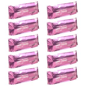 Sony Compatible UPP-110HG Type V High Gloss Ultrasound Paper Film/Media 10 Rolls, 110mm x 18m