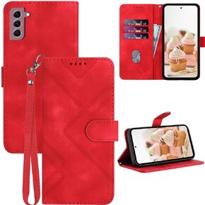 S21 Case Wallet,for Samsung Galaxy S21 Case,Card Holder Leather Stand Flip Cases,Wrist Strap,Magnetic Closure,S21 5G Case Shockproof Protective Cover for Galaxy S21 5G (Black)