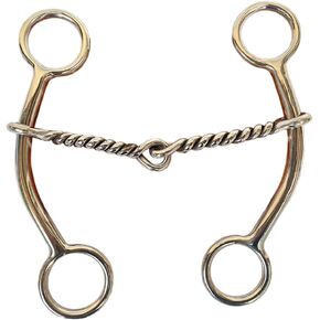 HILASON Goosetree Simplicity bit Light Twisted Wire Mouthpiece | Horse Bit | Horse Bits Western | Walking Horse Bits | Training Horse Bit | Equine Bits | Bit for Horses