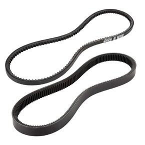 Clutch Drive Belt & Starter Generator Belt Kit for Club Car DS 1997-up, Club Car Precedent 2004-up Gas Golf Cart, Replace OEM 101916701 1016203