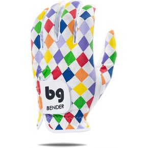 BG Bender Golf Glove | Wear On Left | (Argyle, Mens XXL)