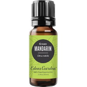 Edens Garden Mandarin- Green Essential Oil, 100% Pure Therapeutic Grade (Undiluted Natural/Homeopathic Aromatherapy Scented Essential Oil Singles) 10 ml
