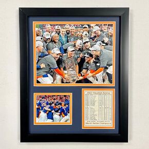 Houston Astros | 2022 World Series Champions | 12"x15" Framed Photo Collage (Mosaic)