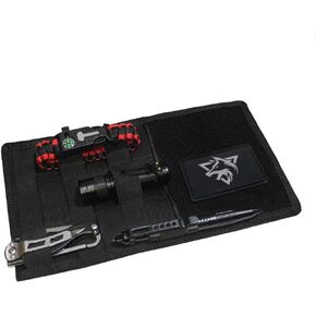 لوحة قناع WYNEX Car MOLLE، منظم واقي الشمس التكتيكي - مناسب لمعظم المركبات والشاحنات - مع أشرطة مطاطية MOLLE in Kuwait