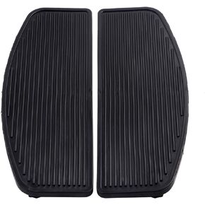Rubber Front Rider Insert Floorboard Footpeg Footboards for Harley Touring Softail