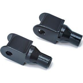 Kuryakyn Tapered Peg Adapters for Honda, Gloss Black