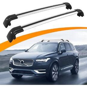 Snailfly Crossbar Fit for Volvo XC90 2015-2024 Cross Bars Luggage Roof Rack with Lock