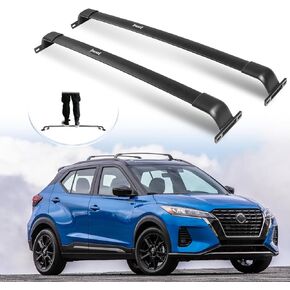 Upgraded 220lbs Roof Racks Cross Bars for Nissan Kicks 2016-2024, Heavy Duty Roof Bars Cross Rails for Kayak Snowboard Surfboard Bike Canoe Ski Cargo Accessories