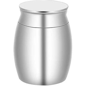 Small Urns for Human Ashes Mini Urns for Human Ashes Small Keepsake Urns Stainless Steel Mini Waterproof Memorial Cremation Container Jar for Memorial Human Pet Ashes