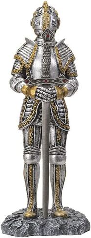 تمثال فتاحة الحروف من Pacific Giftware Knight، ارتفاع 9.25 بوصة، راتنج مصبوب بارد، تزيين الطاولة in Saudi Arabia