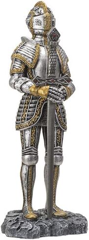 تمثال فتاحة الحروف من Pacific Giftware Knight، ارتفاع 9.25 بوصة، راتنج مصبوب بارد، تزيين الطاولة in Saudi Arabia