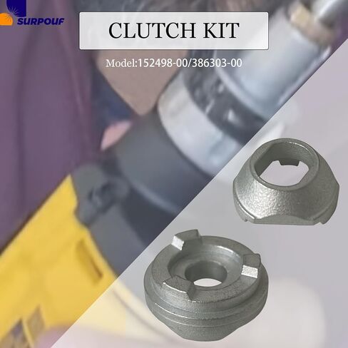طقم القابض 152498-00 386303-00 طقم القابض (2 قطعة) يناسب قابض الإخراج DeWalt DW255-AR واستبدال القابض Intermed COMBO00194 in Saudi Arabia