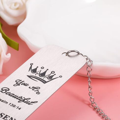 Inspirational Baptism Bible Verse Bookmark Easter Gift for Girls Daughter Christmas Stuffers Christian Bookmark Religious Gift for Women Book Lovers Female Friend Sister Birthday Gift in Saudi Arabia