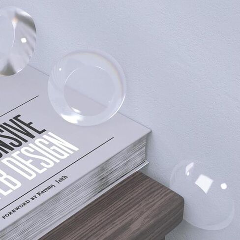 سدادة الباب، واقيات الحائط، مصدات لاصقة، ذاتية اللصق، تمنع تلف الجدار، تقلل من الضوضاء الصادرة عن الأبواب، والثلاجات، للمكتب المنزلي (6 قطع) in Kuwait