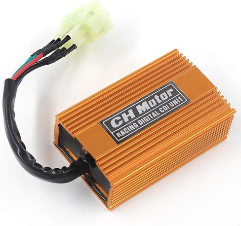 Upgrade Racing Tuning DC Cdi Box 6pin + Spark Plug for GY6 125cc 150cc 250cc 4 stroke 152QMI/157QMJ Engine, Moped Scooter ATV Go Kart No Rev Limit in Saudi Arabia