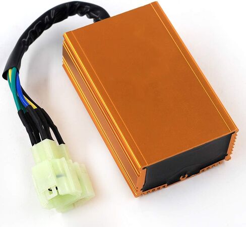 Upgrade Racing Tuning DC Cdi Box 6pin + Spark Plug for GY6 125cc 150cc 250cc 4 stroke 152QMI/157QMJ Engine, Moped Scooter ATV Go Kart No Rev Limit in Saudi Arabia