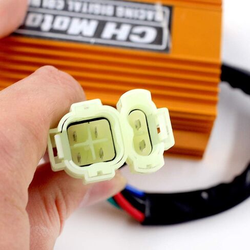 Upgrade Racing Tuning DC Cdi Box 6pin + Spark Plug for GY6 125cc 150cc 250cc 4 stroke 152QMI/157QMJ Engine, Moped Scooter ATV Go Kart No Rev Limit in Saudi Arabia
