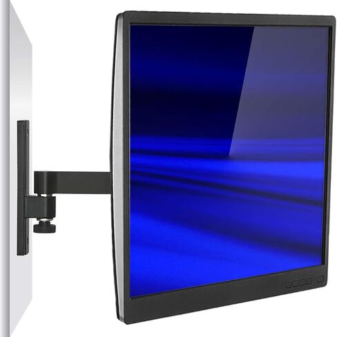 تركيبها! حامل شاشة قابل للسحب على الحائط، دعامة VESA كاملة الحركة لشاشات كمبيوتر LCD LED تصل إلى 30 بوصة، ذراع مفصلي يناسب الشاشات حتى 30 بوصة، متوافق مع VESA 75 100، سعة 33 رطل in Saudi Arabia