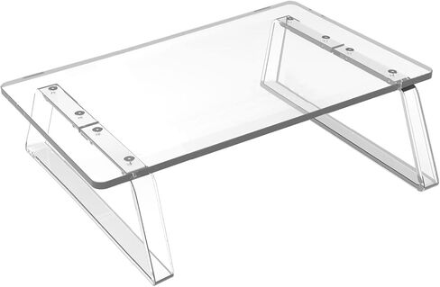 Monitor Stand Riser, Clear Acrylic Computer Monitor Stand,Ergonomic Desk Riser Increases Height By 3.7in - For Laptop, Pc, Notebook, Printer, Computer. in Kuwait