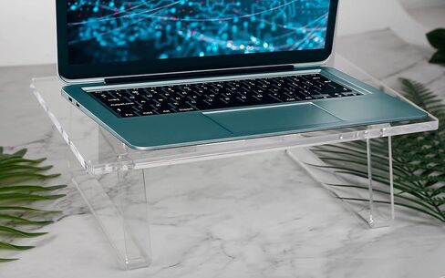 Monitor Stand Riser, Clear Acrylic Computer Monitor Stand,Ergonomic Desk Riser Increases Height By 3.7in - For Laptop, Pc, Notebook, Printer, Computer. in Kuwait