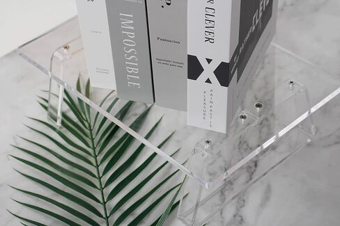 Monitor Stand Riser, Clear Acrylic Computer Monitor Stand,Ergonomic Desk Riser Increases Height By 3.7in - For Laptop, Pc, Notebook, Printer, Computer. in Kuwait