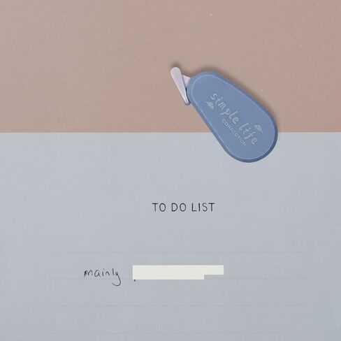 شريط تصحيح الدراسة المكتبي الصغير من zhuohai مكون من 6 قطع، أداة تطبيق سهلة الاستخدام للتصحيحات الفورية وتصحيح الكتابة الخاطئة في أي وقت شريط تصحيح لون الماكارون in Kuwait