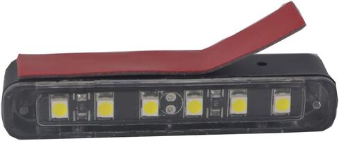 Waterproof Plate Light with 6 Red LED, License Plate Light Backup Light Tail Brake Light for Motorcycle Bike ATV Car RV SUV in Kuwait