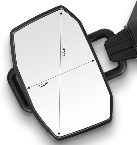 أبواب مرايا مطورة متوافقة مع جيب رانجلر، مرايا جيب جانبية قابلة للتعديل ولا تهتز، تركيب الرؤية الخلفية بدون باب لسيارة جيب رانجلر JK JKU 2007-2018 in Kuwait