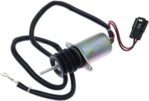 Solarhome AM124379 AM124377 Fuel Shutoff Solenoid Compatible With John Deere 655 755 756 855 856 955 F915 F935 4475 5575 6675 7775 in Saudi Arabia