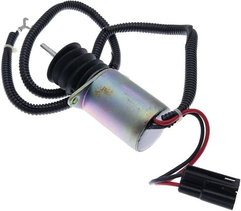Solarhome AM124379 AM124377 Fuel Shutoff Solenoid Compatible With John Deere 655 755 756 855 856 955 F915 F935 4475 5575 6675 7775 in Saudi Arabia