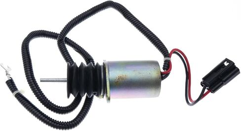 Solarhome AM124379 AM124377 Fuel Shutoff Solenoid Compatible With John Deere 655 755 756 855 856 955 F915 F935 4475 5575 6675 7775 in Saudi Arabia