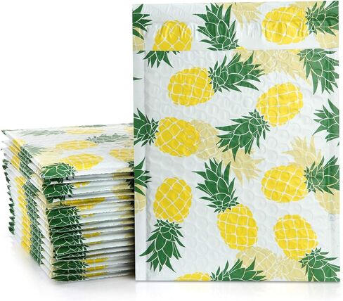 UCGOU لطيف فقاعة البريدية 8.5x12 بوصة الأرجواني نقطة 25 حزمة بولي المغلفات مبطن #2 التعبئة البريدية المتوسطة البريدية ختم الذاتي للماء بوتيك أكياس الشحن للملابس in Kuwait