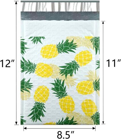 UCGOU لطيف فقاعة البريدية 8.5x12 بوصة الأرجواني نقطة 25 حزمة بولي المغلفات مبطن #2 التعبئة البريدية المتوسطة البريدية ختم الذاتي للماء بوتيك أكياس الشحن للملابس in Kuwait