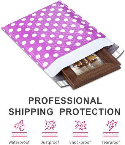 UCGOU Bubble Mailers 8.5x12 Inch Pineapple Designer 25 Pack Poly Padded Envelopes #2 Medium Mailing Packaging Postal Self Seal Waterproof Boutique Shipping Bags for Clothes Makeup Supplies in Saudi Arabia