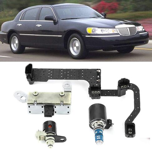 الملف اللولبي للسيارة، 4 قطعة مجموعة صمامات الملف اللولبي ناقل الحركة مناسبة لـ E150 E250 E350 F150 2005-2008 4R70W in Kuwait