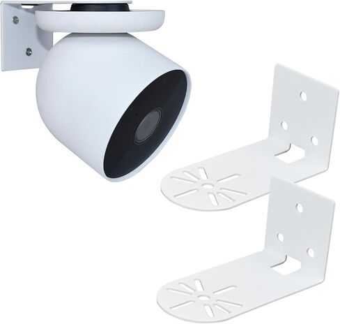 حامل كاميرا على الحائط متوافق مع Google Nest Cam في الهواء الطلق أو في الداخل، بطارية - الجيل الثاني، دعامة تثبيت معدنية للكاميرا، حامل سقف الكاميرا، عصا على التركيب/الحفر in Kuwait