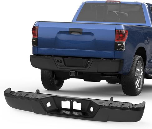 مجموعة ممتص الصدمات الخلفي متوافقة مع 2000-2006 Toyota Tundra Pickup Truck Steel مصدات خلفية كاملة TO1103108 - أسود in Kuwait