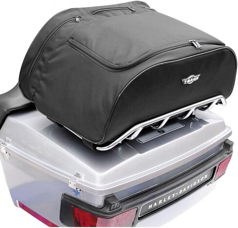 رف أمتعة لحزمة Harley Hard Tour Pack، حزمة Air Wing Tour، رف علوي مناسب لحقيبة الأمتعة Moto Onfire Hard Tour Pack (كروم) in Kuwait