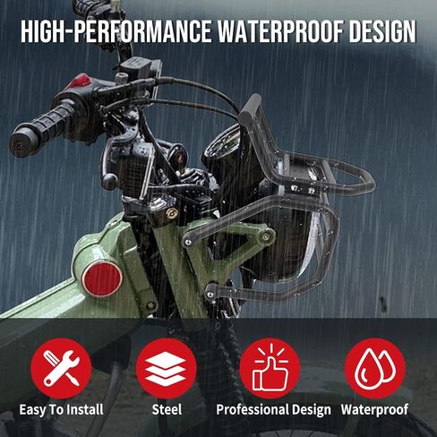 Motoparty العلوي الحرس الجبهة الرف لهوندا CT125 Trail 125 هنتر شبل 2020-2022 الجبهة رف أمتعة قوس in Kuwait