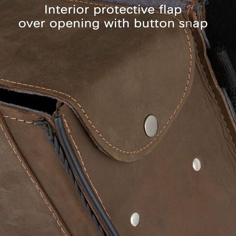 Dream Apparel Naked Cowhide Leather Motorcycle Saddle Bags Studded Throw Over Saddlebags, Motorcycle Side Bags for Honda Shadow Sportster Softail Dyna V-star (Black, No Studs) in Saudi Arabia