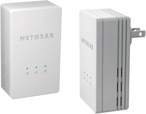 مجموعة المبتدئين NETGEAR Powerline (XAVB1201) بسرعة 200 ميجا بت في الثانية - Powerline 100 in Saudi Arabia
