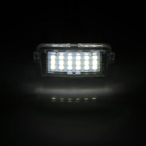 X AUTOHAUX 1 Pair LED License Plate Light White Light Fit for Toyota Camry 2012-2017 for Toyota Avalon 2013-2018 for Toyota Yaris 2012-2021 in Saudi Arabia