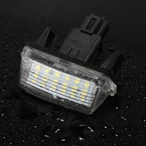 X AUTOHAUX 1 Pair LED License Plate Light White Light Fit for Toyota Camry 2012-2017 for Toyota Avalon 2013-2018 for Toyota Yaris 2012-2021 in Saudi Arabia